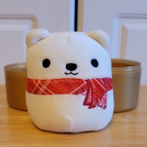 Brand New! Squishmallow Holiday Mystery Capsule 2022 4" Polar Bear Brooke